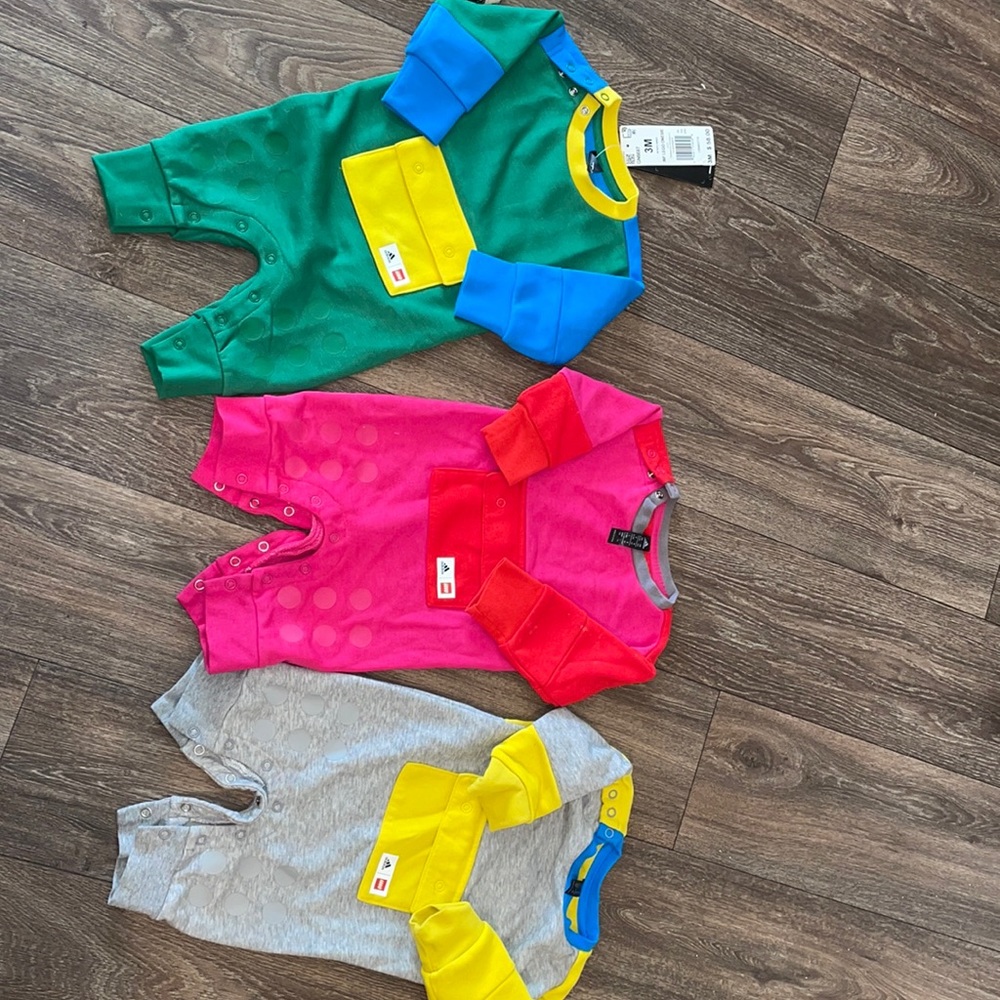 Super rare AdidasxLego jumpers!!! 3 months! NWT! Worn once!